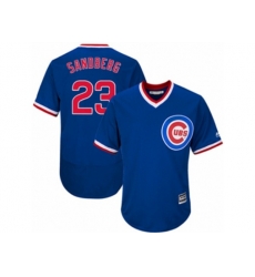 Chicago Cubs #23 Ryne Sandberg Replica Royal Blue Cooperstown Cool Base MLB Jersey