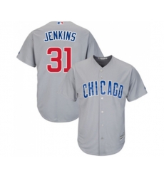 Chicago Cubs #31 Fergie Jenkins Replica Grey Road Cool Base Baseball Jersey