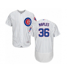 Chicago Cubs Dillon Maples White Home Flex Base Authentic Collection Baseball Player Jersey