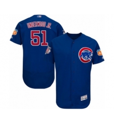Chicago Cubs Duane Underwood Jr. Royal Blue Alternate Flex Base Authentic Collection Baseball Player Jersey