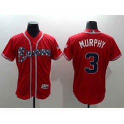 Atlanta Braves #3 Dale Murphy Majestic Red Flexbase Authentic Collection Player Jersey Atlanta Braves #3 Dale Murphy Majestic Red Flexbase Authentic Collection Player Jersey