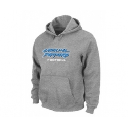 Carolina Panthers Authentic font Pullover Hoodie Grey