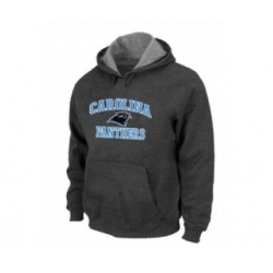 Carolina Panthers Heart & Soul Pullover Hoodie D.Grey