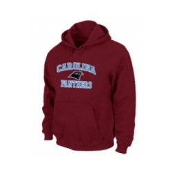 Carolina Panthers Heart & Soul Pullover Hoodie Red