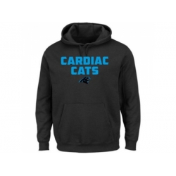 Carolina Panthers Majestic Black Hot Phrase Pullover Hoodie