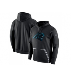 Carolina Panthers Nike Black Champ Drive Vapor Speed Performance Pullover Hoodie