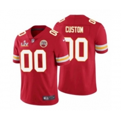 Kansas City Chiefs #00 Custom Red 2021 Super Bowl LV Jersey