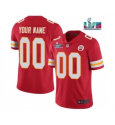 Kansas City Chiefs ACTIVE PLAYER Custom Red Super Bowl LVII Patch Vapor Untouchable Limited Stitched Jersey