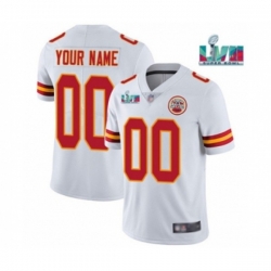Kansas City Chiefs ACTIVE PLAYER Custom White Super Bowl LVII Patch Vapor Untouchable Limited Stitched Jersey