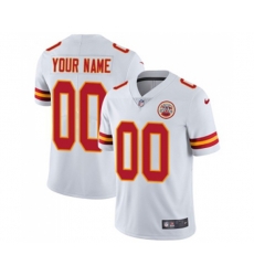 Kansas City Chiefs Customized White Vapor Untouchable Limited Player Football Jersey