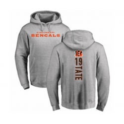 Cincinnati Bengals #19 Auden Tate Ash Backer Pullover Hoodie Cincinnati Bengals #19 Auden Tate Ash Backer Pullover Hoodie