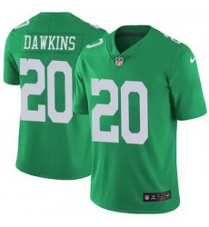 Philadelphia Eagles #20 Brian Dawkins Green Vapor Untouchable Limited Stitched NFL Jersey