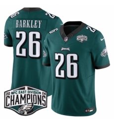 Philadelphia Eagles #26 Saquon Barkley Green 2024 NFC East Champions F.U.S.E. Vapor Untouchable Limited Stitched Football Jersey