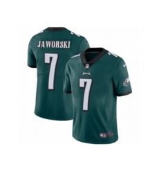 Philadelphia Eagles #7 Ron Jaworski Vapor Untouchable Limited Midnight Green Team Color NFL Jersey