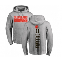 Cleveland Browns #11 Antonio Callaway Ash Pullover Hoodie Cleveland Browns #11 Antonio Callaway Ash Pullover Hoodie