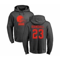 Cleveland Browns #23 Damarious Randall Ash One Color Pullover Hoodie Cleveland Browns #23 Damarious Randall Ash One Color Pullover Hoodie