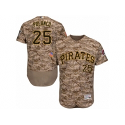 Pittsburgh Pirates #25 Gregory Polanco Camo Flexbase Authentic Collection MLB Jersey Pittsburgh Pirates #25 Gregory Polanco Camo Flexbase Authentic Collection MLB Jersey