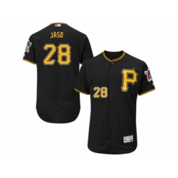 Pittsburgh Pirates #28 John Jaso Black Flexbase Authentic Collection MLB Jersey Pittsburgh Pirates #28 John Jaso Black Flexbase Authentic Collection MLB Jersey