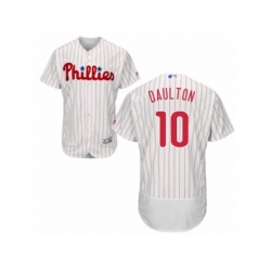 Philadelphia Phillies #10 Darren Daulton White Red Strip Flexbase Authentic Collection MLB Jersey Philadelphia Phillies #10 Darren Daulton White Red Strip Flexbase Authentic Collection MLB Jersey
