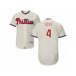 Philadelphia Phillies #4 Jimmy Foxx Cream Flexbase Authentic Collection MLB Jersey Philadelphia Phillies #4 Jimmy Foxx Cream Flexbase Authentic Collection MLB Jersey