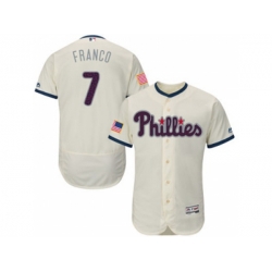 Philadelphia Phillies #7 Maikel Franco White Stitched 2016 Fashion Stars & Stripes Flex Base Baseball Jersey Philadelphia Phillies #7 Maikel Franco White Stitched 2016 Fashion Stars & Stripes Flex Base Baseball Jersey