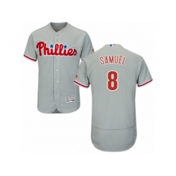 Philadelphia Phillies #8 Juan Samuel Grey Flexbase Authentic Collection MLB Jersey Philadelphia Phillies #8 Juan Samuel Grey Flexbase Authentic Collection MLB Jersey