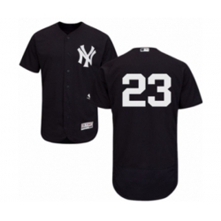 New York Yankees #23 Don Mattingly Navy Flexbase Authentic Collection MLB Jersey
