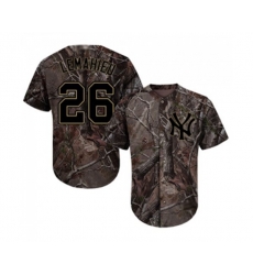 New York Yankees #26 DJ LeMahieu Authentic Camo Realtree Collection Flex Base Baseball Jersey