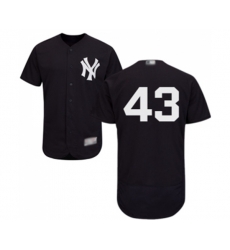 New York Yankees #43 Gio Gonzalez Navy Blue Alternate Flex Base Authentic Collection Baseball Jersey