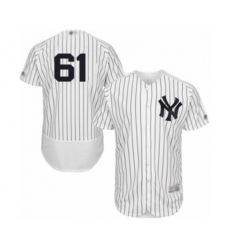 New York Yankees Ben Heller White Home Flex Base Authentic Collection Baseball Player Jersey