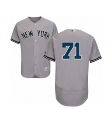 New York Yankees Stephen Tarpley Grey Road Flex Base Authentic Collection Baseball Player Jersey