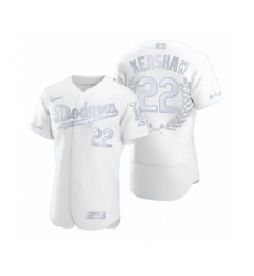 Clayton Kershaw Los Angeles Dodgers White Awards Collection NL MVP Jersey
