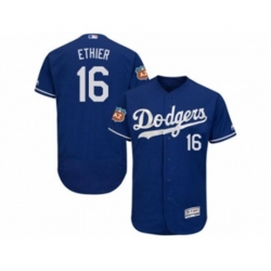 Los Angeles Dodgers #16 Andre Ethier Blue Flexbase Authentic Collection Stitched Baseball Jersey Los Angeles Dodgers #16 Andre Ethier Blue Flexbase Authentic Collection Stitched Baseball Jersey