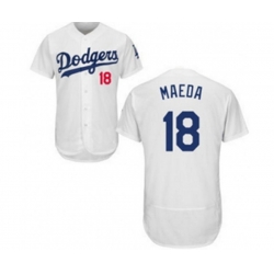 Los Angeles Dodgers #18 Kenta Maeda Majestic White Flexbase Authentic Collection Player Jersey Los Angeles Dodgers #18 Kenta Maeda Majestic White Flexbase Authentic Collection Player Jersey
