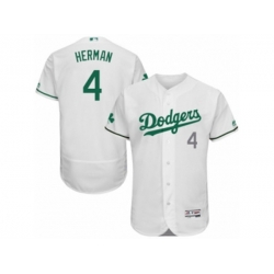 Los Angeles Dodgers #4 Babe Herman White Celtic Flexbase Authentic Collection MLB Jersey Los Angeles Dodgers #4 Babe Herman White Celtic Flexbase Authentic Collection MLB Jersey