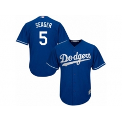 Los Angeles Dodgers #5 Corey Seager Replica Royal Blue Alternate Cool Base MLB Jersey Los Angeles Dodgers #5 Corey Seager Replica Royal Blue Alternate Cool Base MLB Jersey
