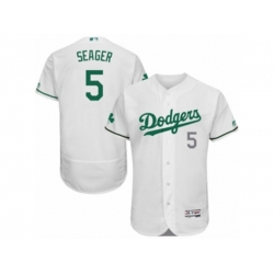 Los Angeles Dodgers #5 Corey Seager White Celtic Flexbase Authentic Collection MLB Jersey Los Angeles Dodgers #5 Corey Seager White Celtic Flexbase Authentic Collection MLB Jersey