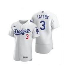 Los Angeles Dodgers Chris Taylor Nike White 2020 Authentic Jersey
