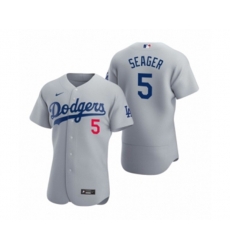 Los Angeles Dodgers Corey Seager Nike Gray Authentic 2020 Alternate Jersey