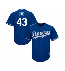 Los Angeles Dodgers Edwin Rios Replica Royal Blue Alternate Cool Base Baseball Player Jersey