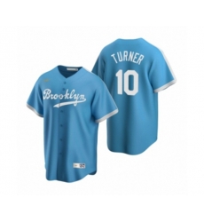 Los Angeles Dodgers Justin Turner Nike Light Blue Cooperstown Collection Alternate Jersey
