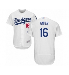 Los Angeles Dodgers Will Smith White Home Flex Base Authentic Collection Baseball Player Jersey