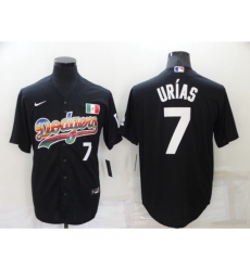 Nike Los Angeles Dodgers #7 Julio Urias Black Jersey