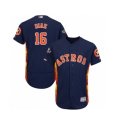 Houston Astros #16 Aledmys Diaz Navy Blue Alternate Flex Base Authentic Collection 2019 World Series Bound Baseball Jersey