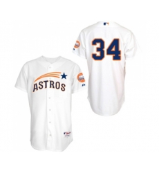 Houston Astros #34 Nolan Ryan Authentic White 1965 Turn Back The Clock MLB Jersey