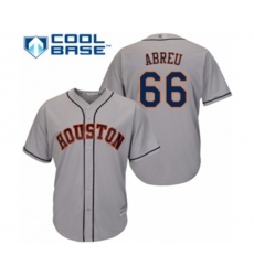 Houston Astros Bryan Abreu Replica Grey Road Cool Base Baseball Player Jersey