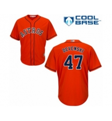 Houston Astros Chris Devenski Replica Orange Alternate Cool Base Baseball Player Jersey