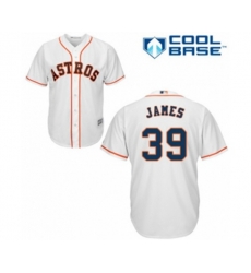 Houston Astros Josh James Replica White Home Cool Base Baseball Player Jersey