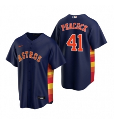 Nike Houston Astros #41 Brad Peacock Navy Alternate Stitched Baseball Jersey