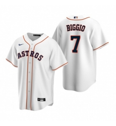 Nike Houston Astros #7 Craig Biggio White Home Stitched Baseball Jersey